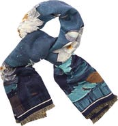 SAACHI Floral Reversible Scarf
