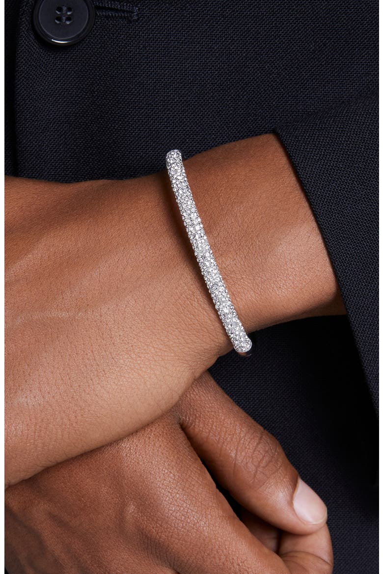 Sublima Hinge Bangle, Alternate, color, SILVER