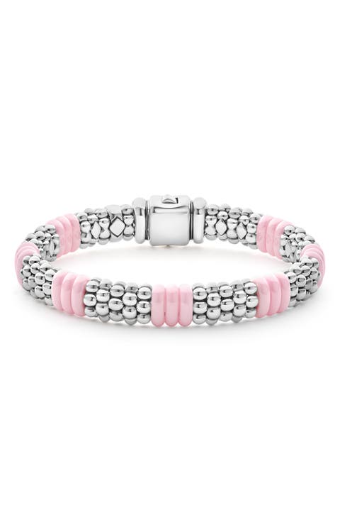 Pink Caviar Ceramic Station Bracelet (Nordstrom Exclusive)