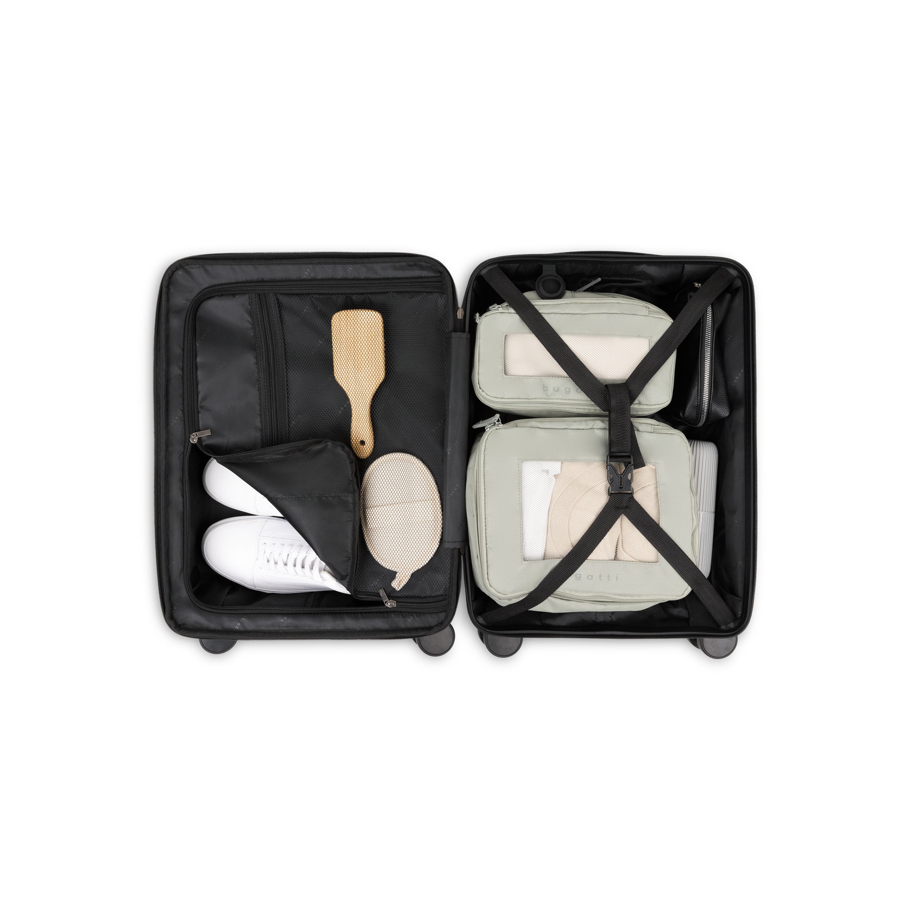bugatti - Seoul 2 Piece Hardside Luggage Set with Expansion - Purple, Alternate, color, Purple