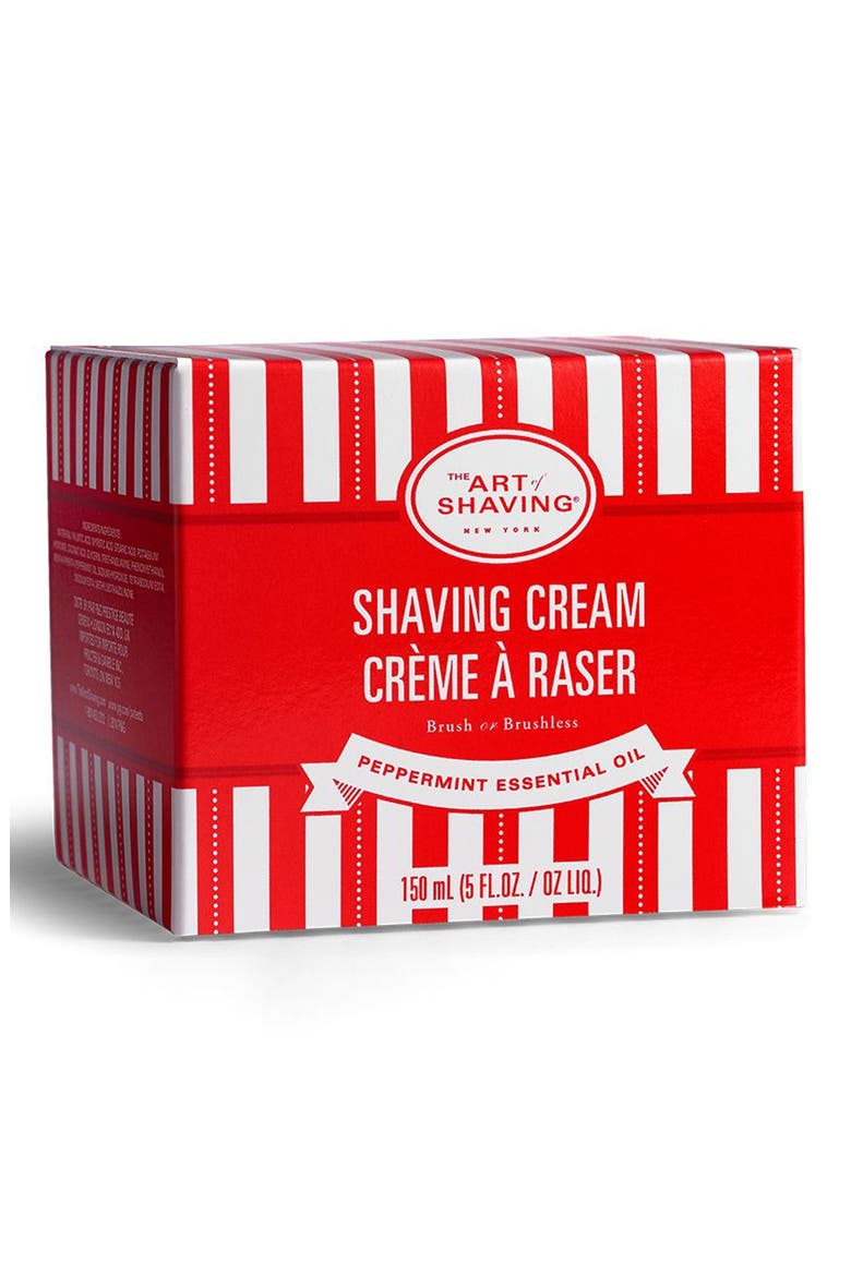 The Art of Shaving® 'Peppermint Essential Oil' Shaving Cream, Alternate, color, NO COLOR