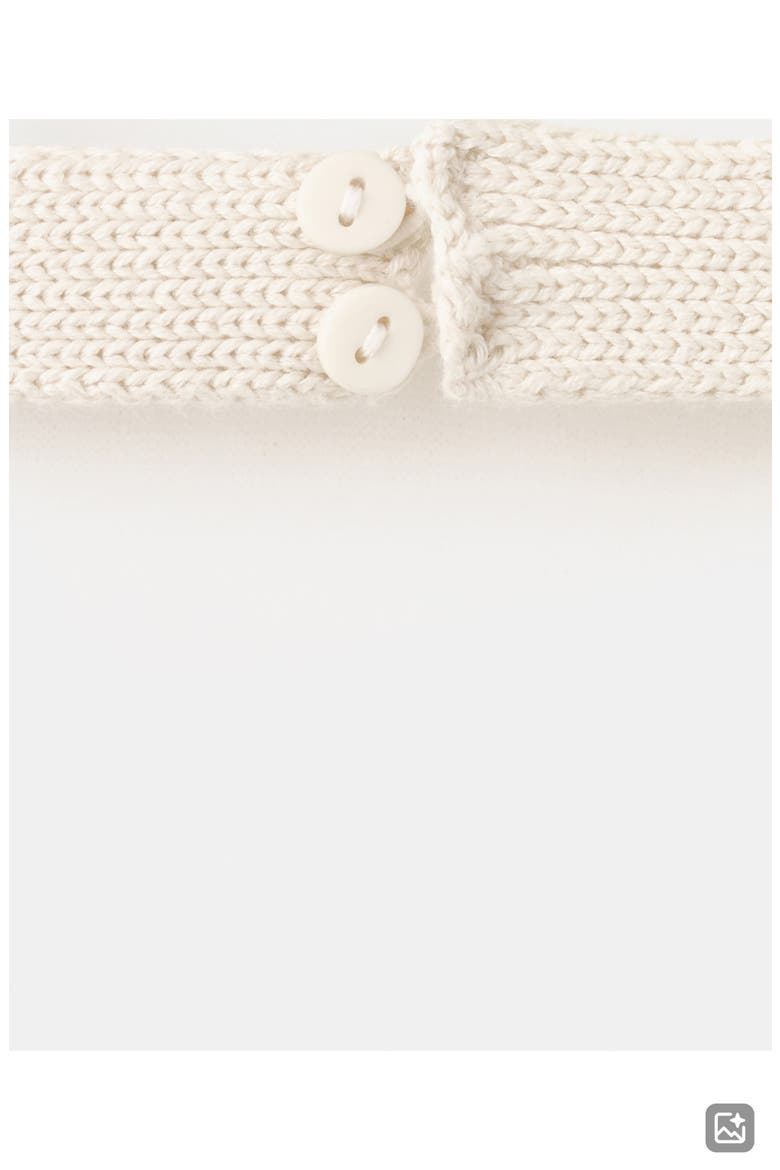 Crochet Knit Button Embellished Halter Top, Alternate, color, BEIGE