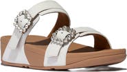 FitFlop Lulu Crystal Buckle Slides