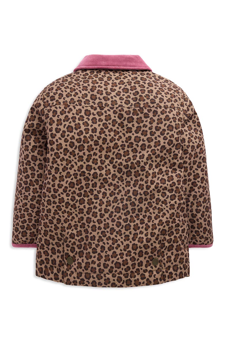 Kids' Leopard Print Barn Jacket, Alternate, color, BROWN LEOPARD
