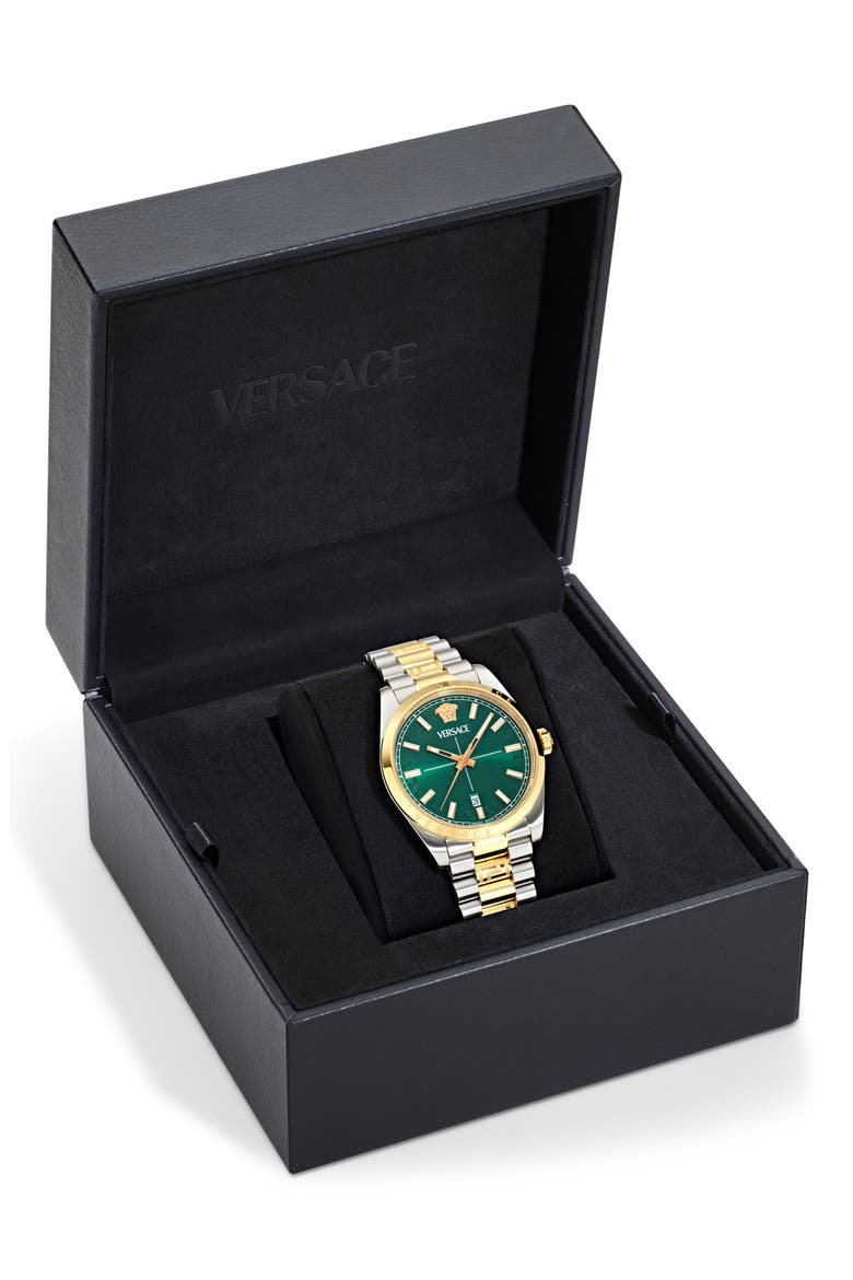 Millenyium Two-Tone Bracelet Watch, 40mm, Alternate, color, TWO TONE GREEN