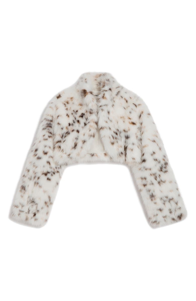 Apparis Odette Faux Fur Bolero, Alternate, color, 