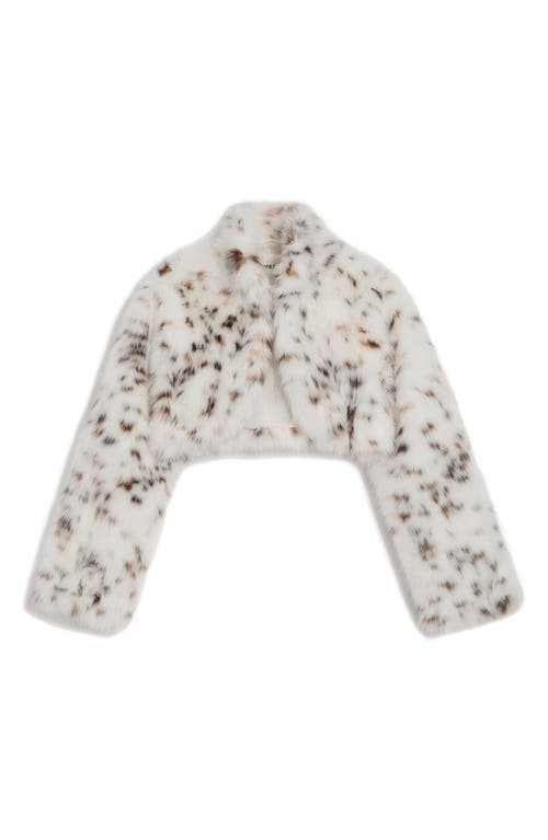 Apparis Odette Faux Fur Bolero In Multi