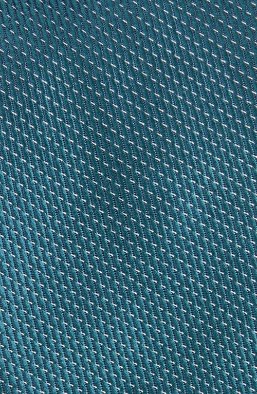 Nordstrom Haskin Textured Solid Silk Tie In Green