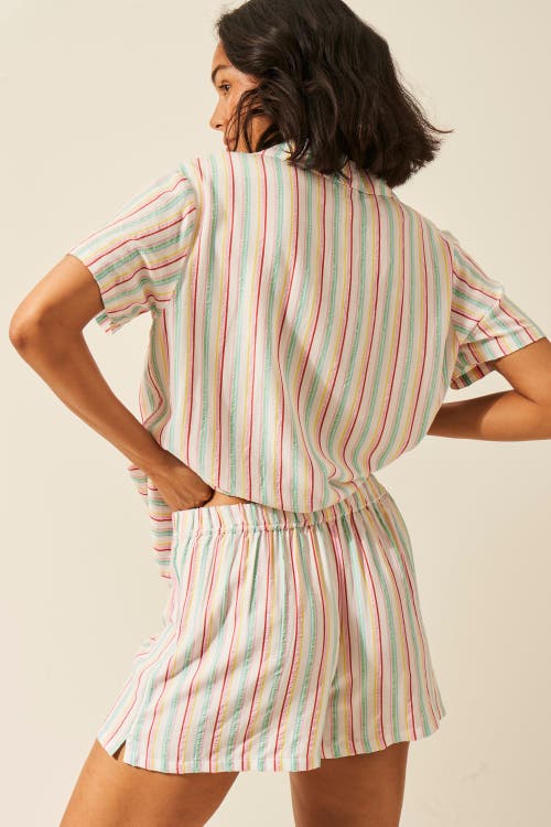 Stripe & Stare Seersucker Short Pj Bottoms