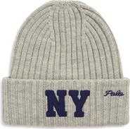 Polo Ralph Lauren NY Appliqué Wool Rib Beanie