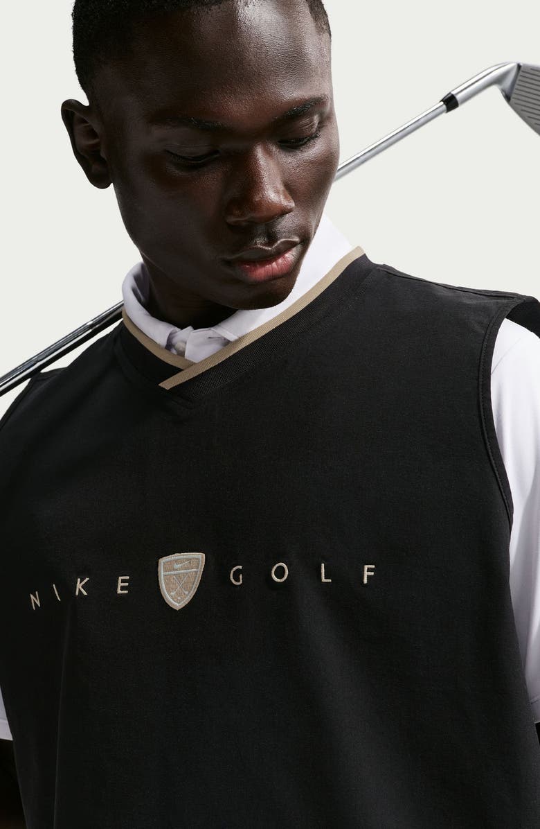 Nike Wind Dri-FIT Oversize Vest, Alternate, color, Black/ Limestone