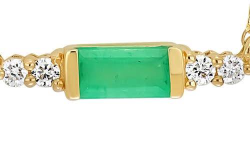 Bony Levy El Mar Emerald & Diamond Pendant Necklace In Gold