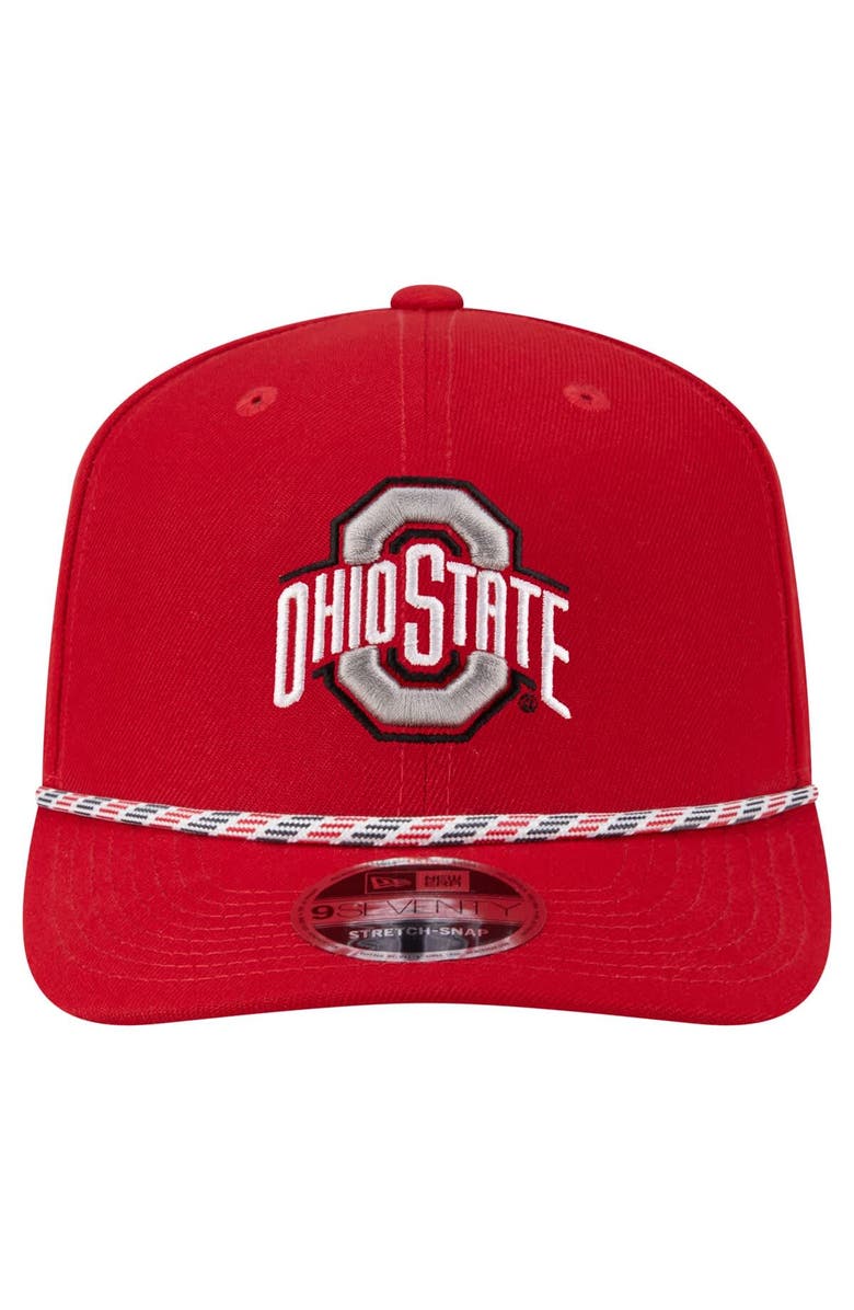 New Era Men's New Era Scarlet Ohio State Buckeyes Game Day Multi-Rope 9SEVENTY Stretch-Snap Hat, Alternate, color, Scarlet