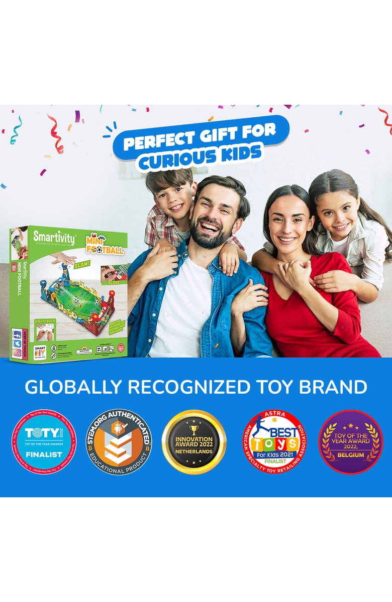 Smartivity Mini Football Diy Soccer Arena
Field Building Toy, Alternate, color,