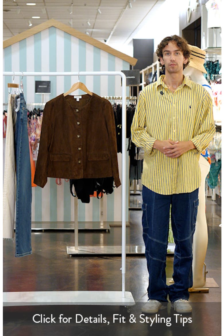 Crop Suede Jacket video