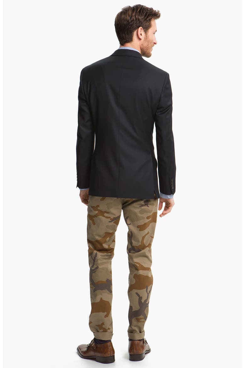 'Alpha Khaki' Slim Straight Leg Chinos, Alternate, color, BROWN CAMO