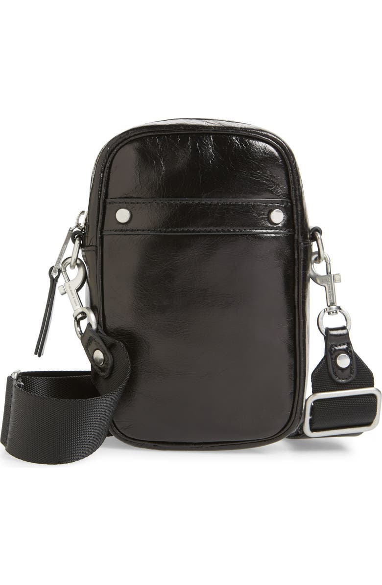 Treasure & Bond Murphy Glazed Leather Crossbody Bag, Main, color,