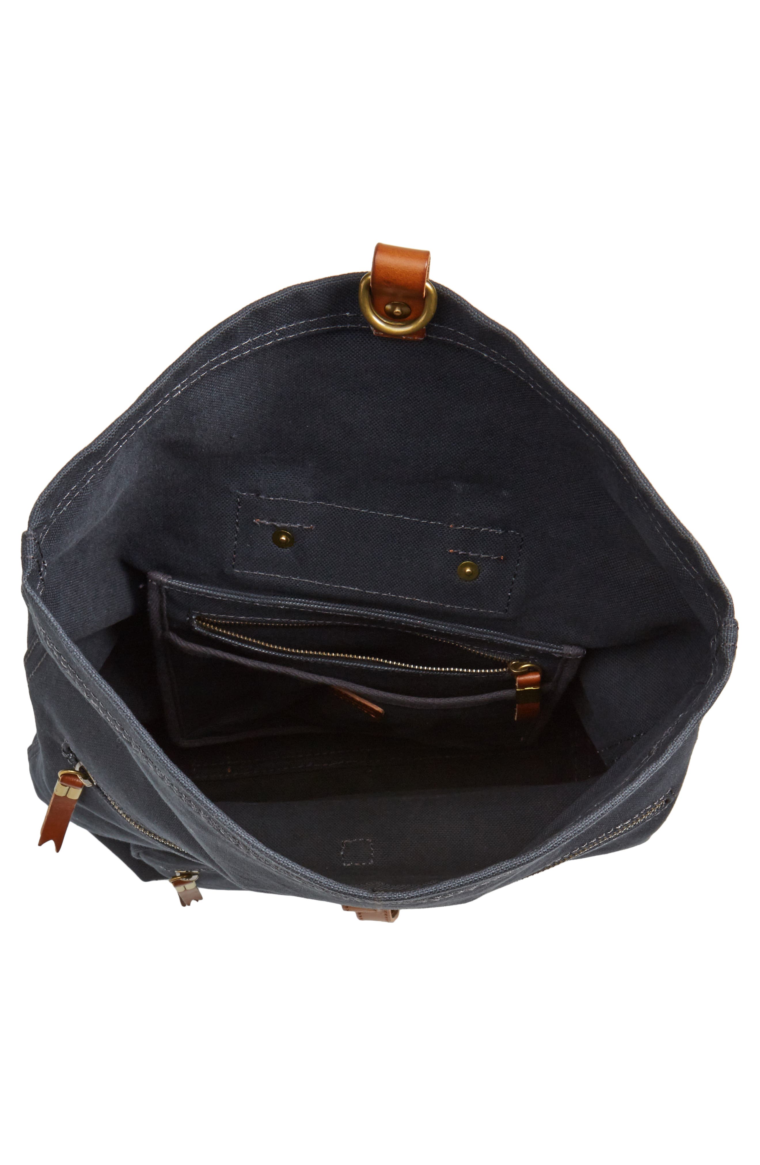 Madewell The Canvas Foldover Backpack, Alternate, color, 