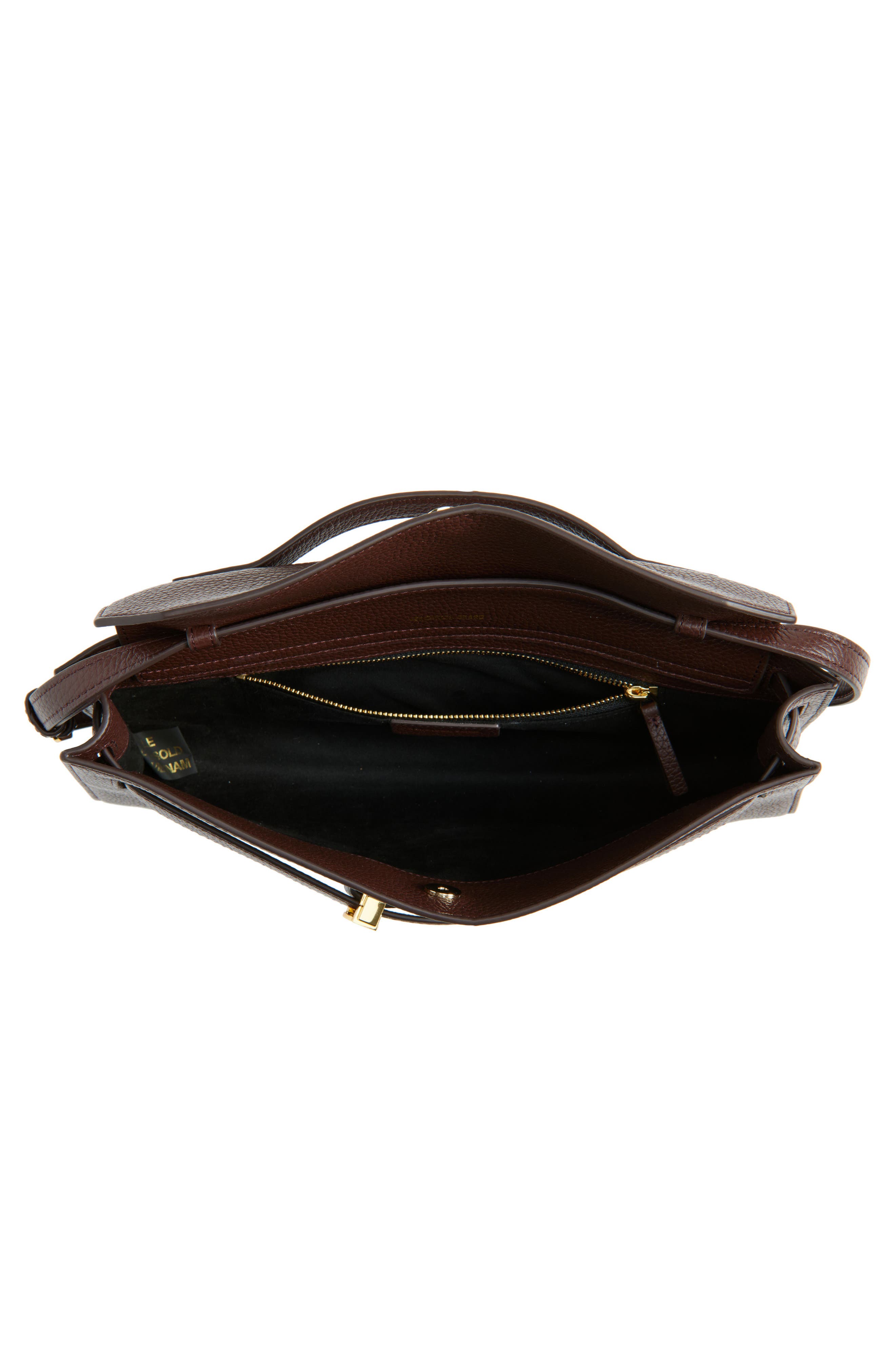 Veronica Beard Dash Leather Clutch, Alternate, color, 
