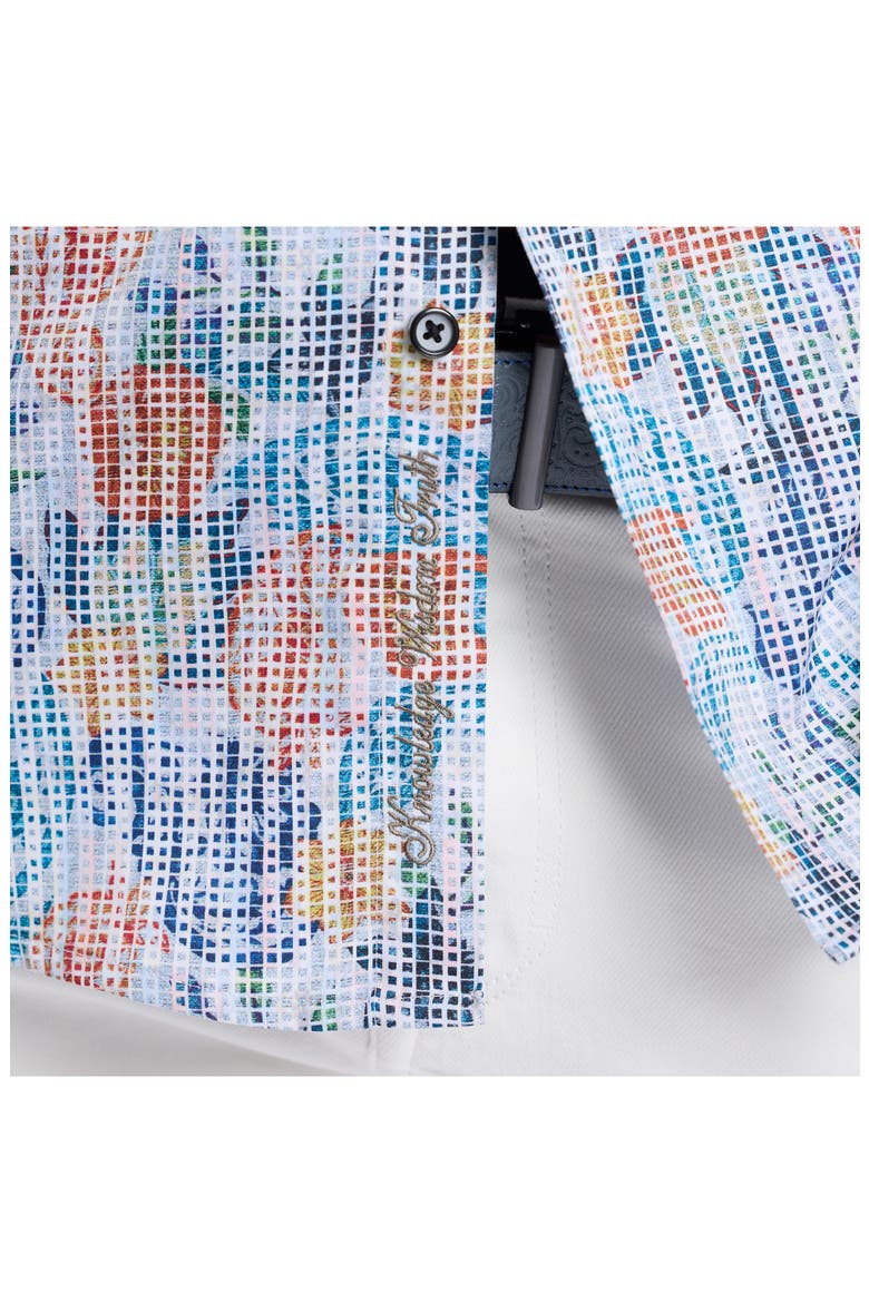Dafen Floral Button-Up Shirt, Alternate, color, MULTI