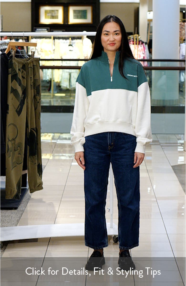 Revive Colorblock Half Zip Sweatshirt, sales video thumbnail