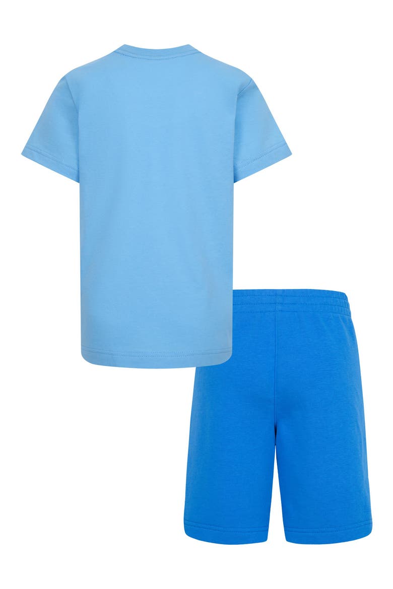 Kids' Logo Graphic T-Shirt & Shorts Set, Alternate, color, LIGHT PHOTO BLUE