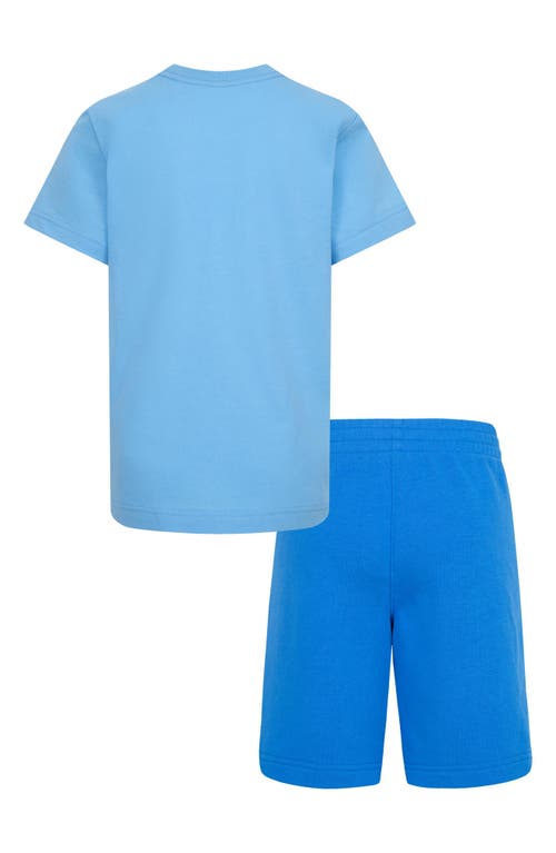 Nike Little Boys Fleece Short Set In Light Photo Blue