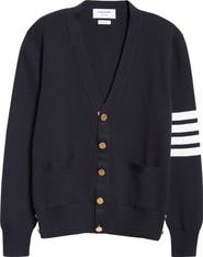 Thom Browne 4-Bar Milano Knit Cardigan