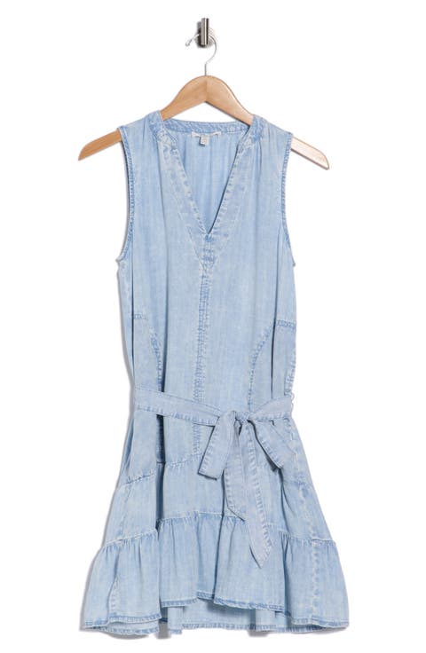 Hudson Sleeveless Flounce Hem Dress