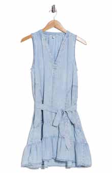 Splendid Hudson Sleeveless Flounce Hem Dress