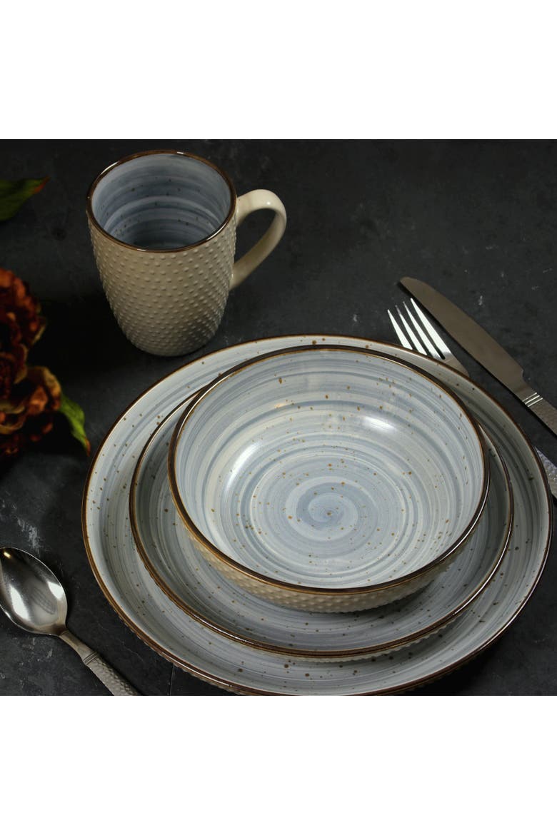 Mellow 16-Piece Dinnerware Set, Alternate, color, Blue