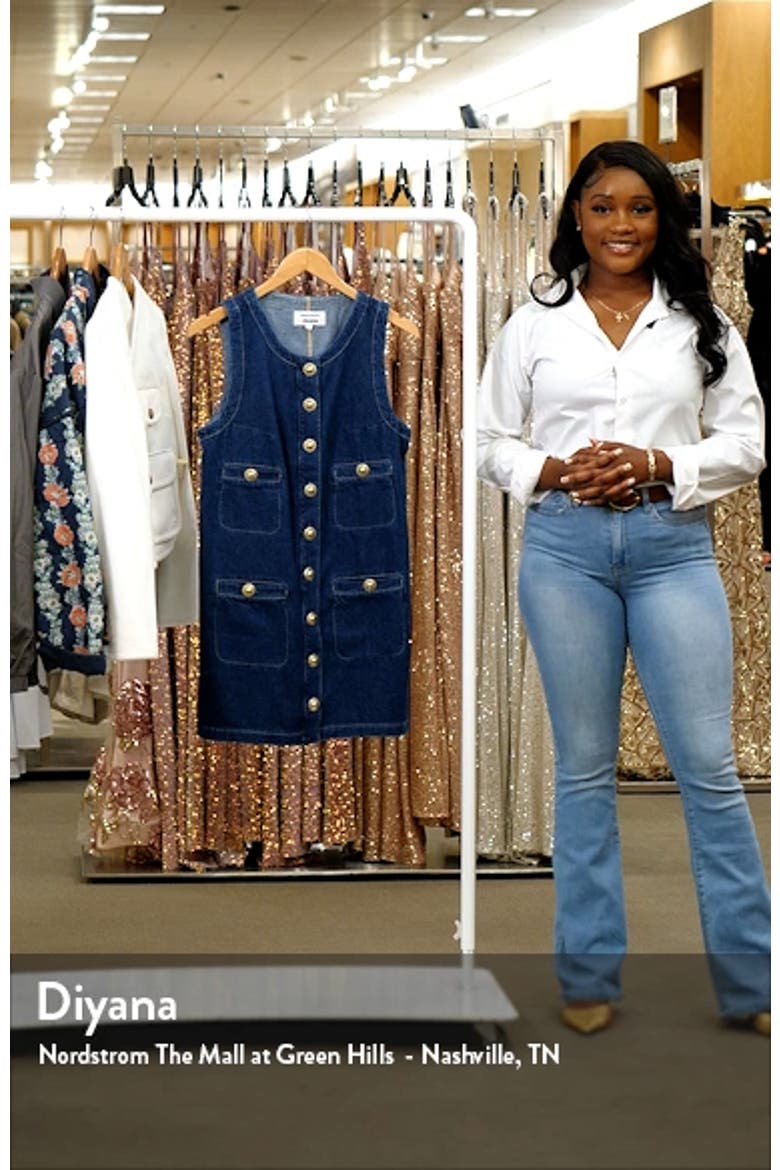 Tropez Sleeveless Denim Minidress video