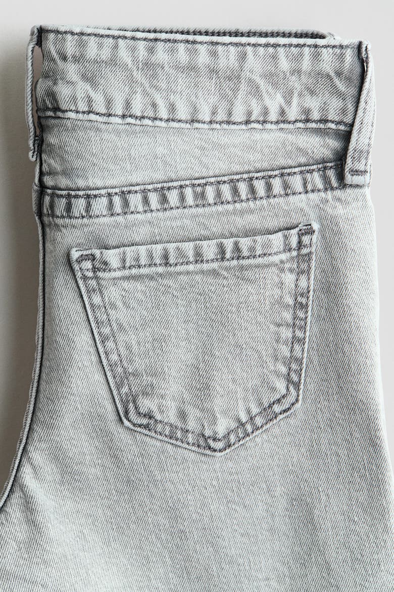 Straight Leg Jeans, Alternate, color, Light denim gray