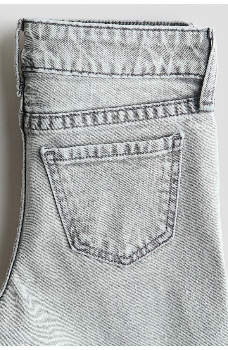 H&M Straight Leg Jeans, Alternate, color, Light Denim Gray
