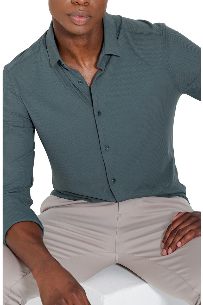 New Bold Ripstop Recicle-Tech Shirt, Alternate, color, Green