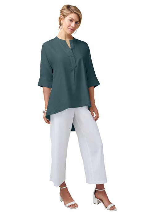 Hi-Low Linen Tunic