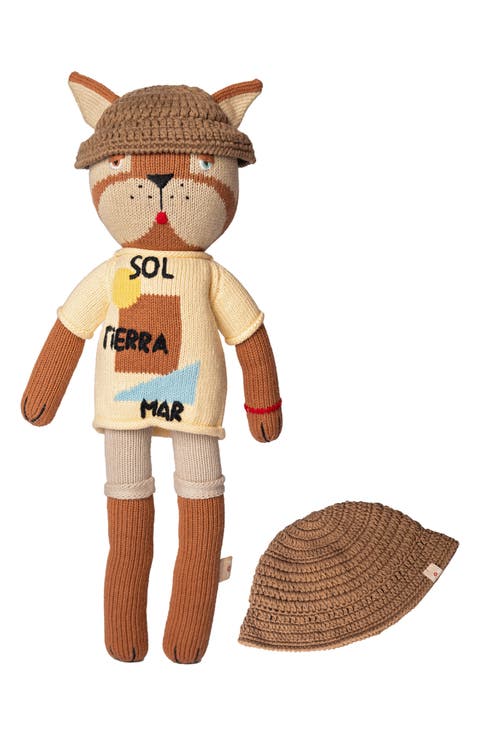 Jude the Dude Cotton Stuffed Animal & Hat Set