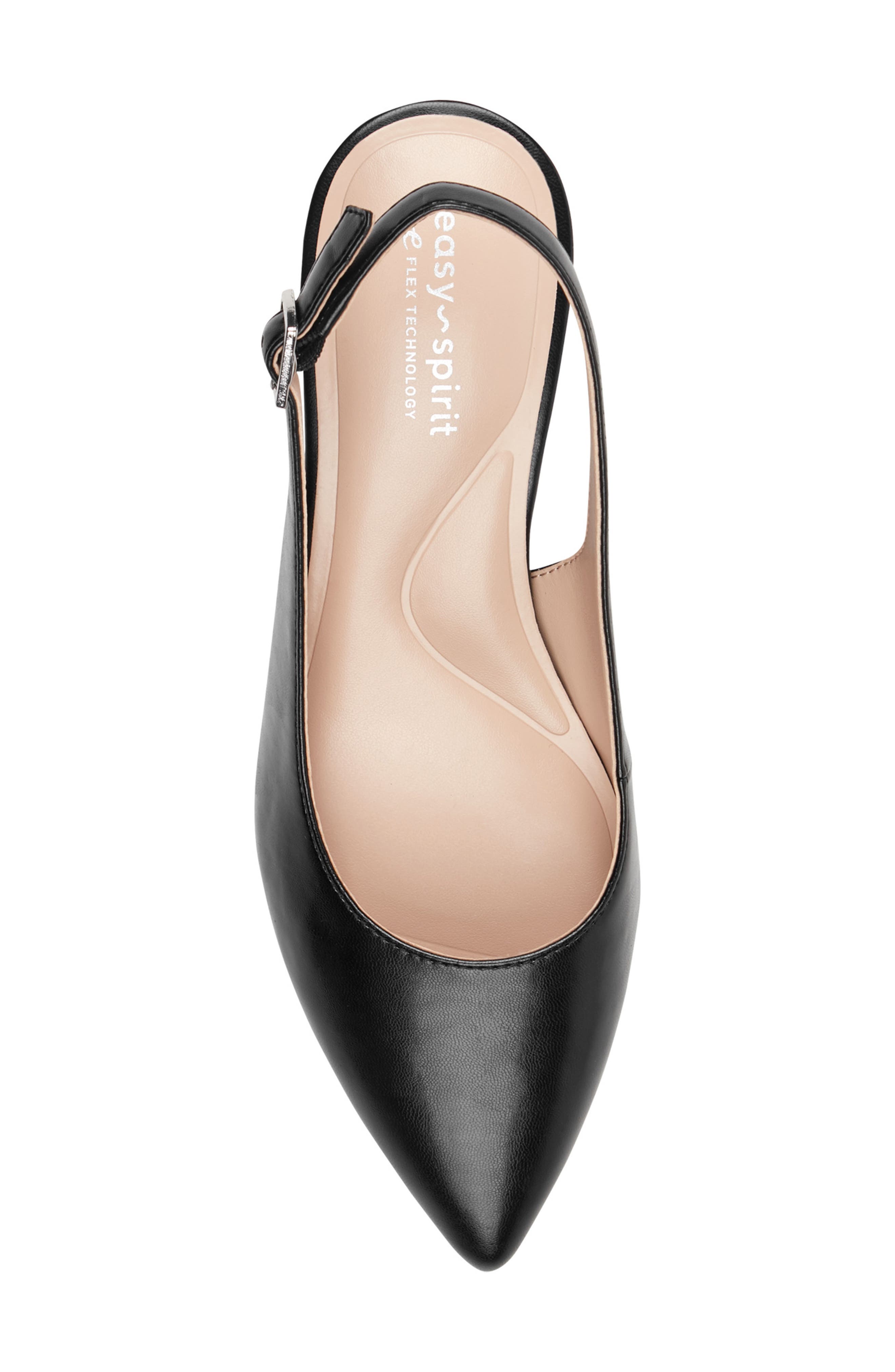 Easy Spirit Serachel Slingback Pump, Alternate, color, Black