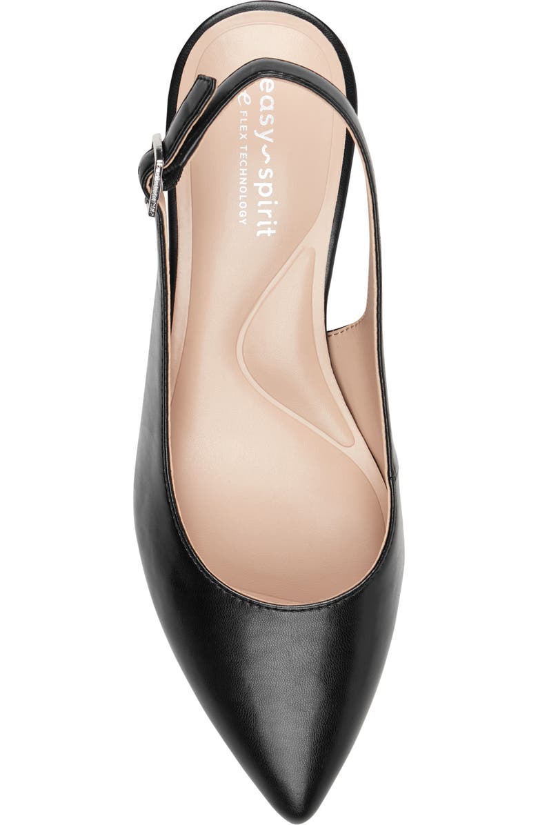 Easy Spirit Serachel Slingback Pump, Alternate, color, Black