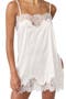 Olivia Lace Trim Slip Chemise
