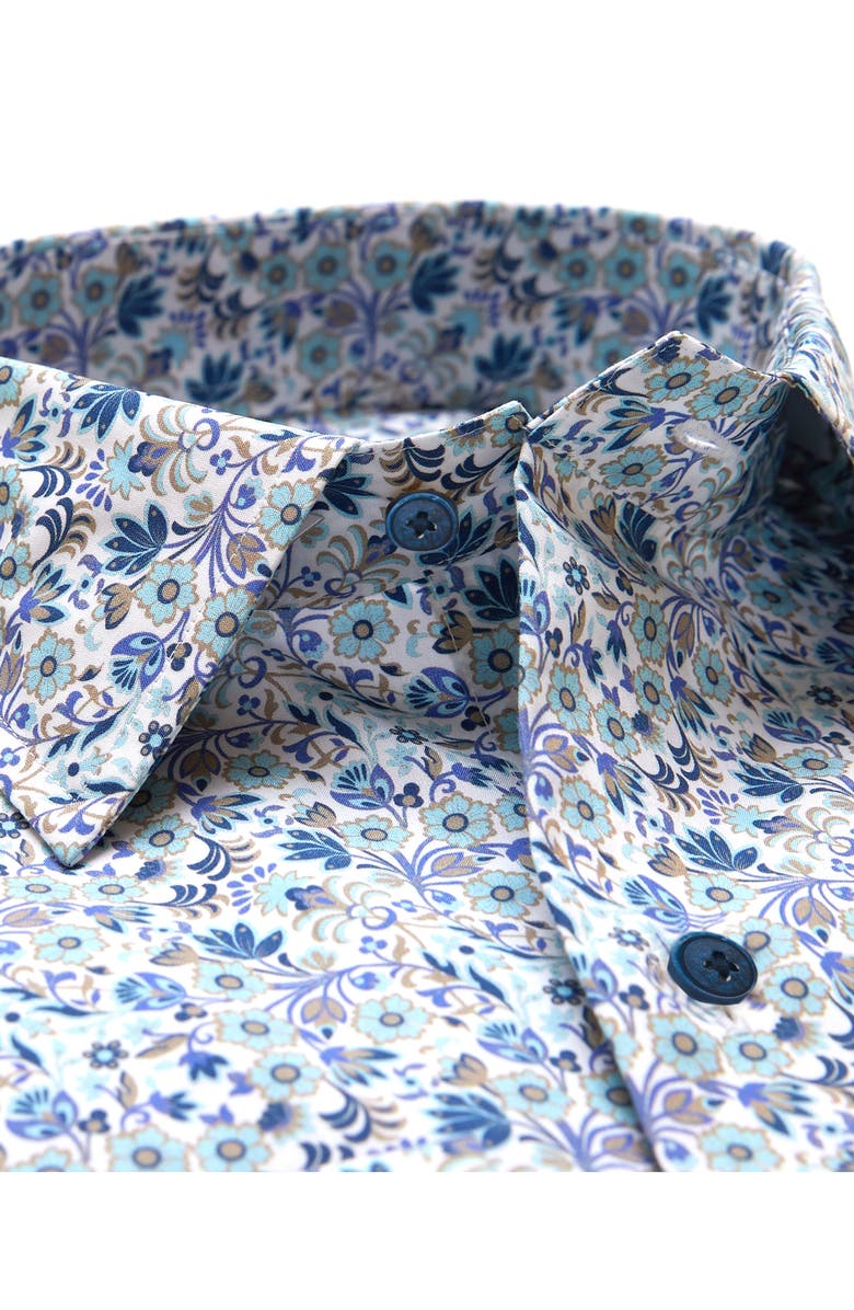 David Donahue Fusion Floral Dress Shirt, Alternate, color,