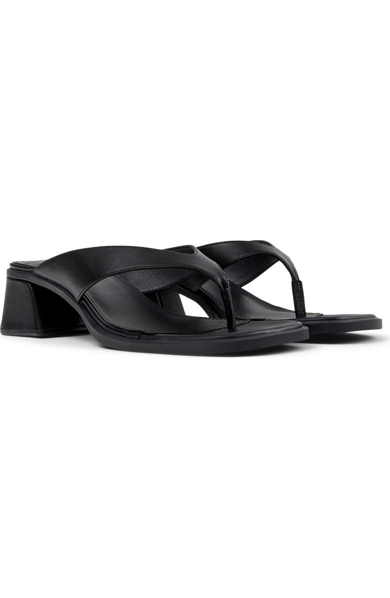 Camper Kora Flip Flop, Main, color, Black