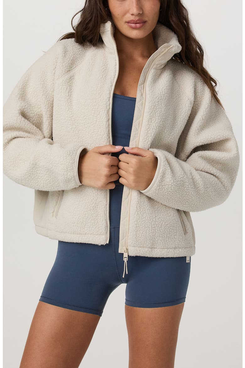 Alpine Full Zip Jacket, Main, color, BONE