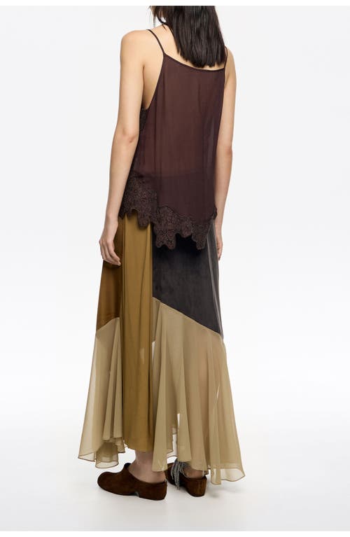 Bimba Y Lola Patchwork Skirt In Multi