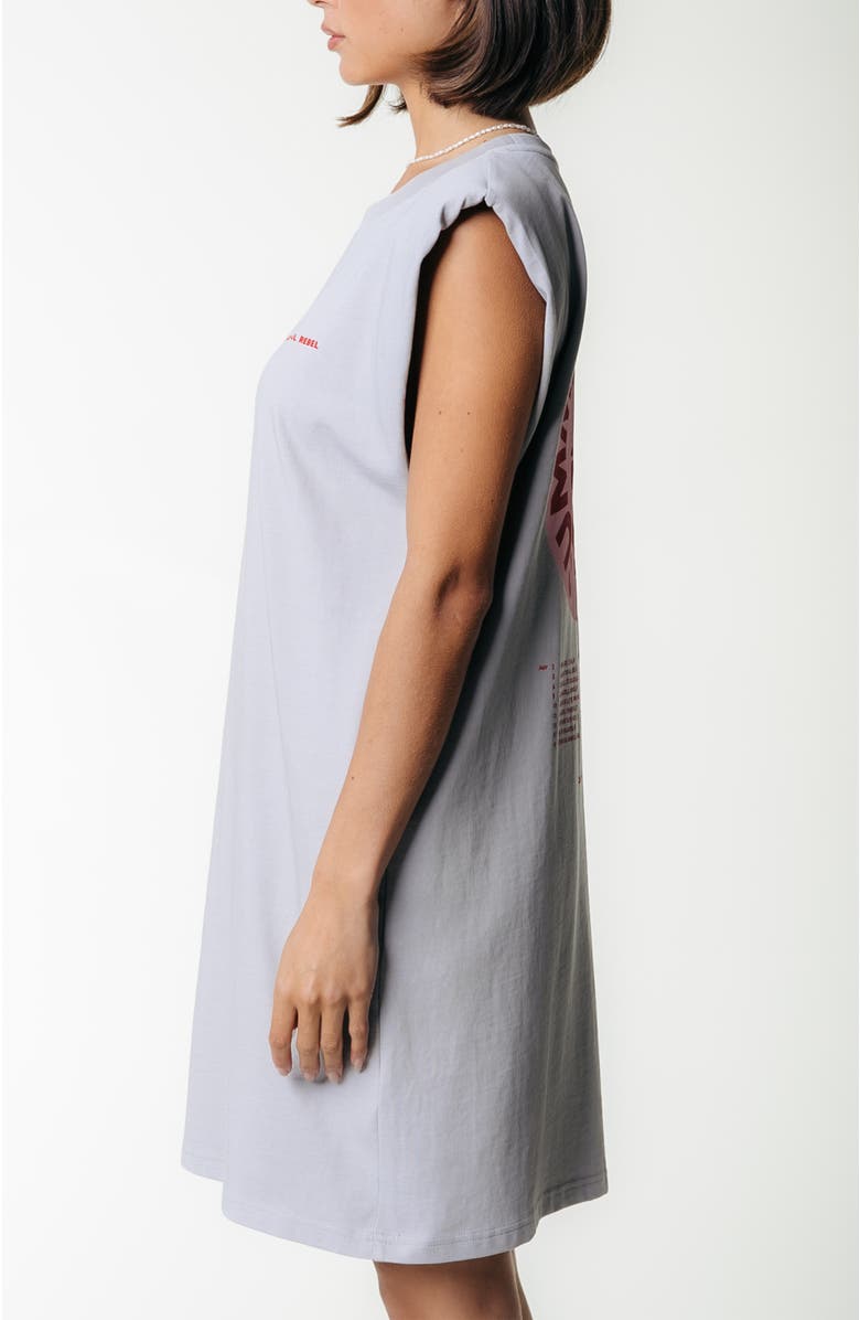 Colourful Rebel CLRFL Summer Padded Dress SL, Alternate, color, Light Grey