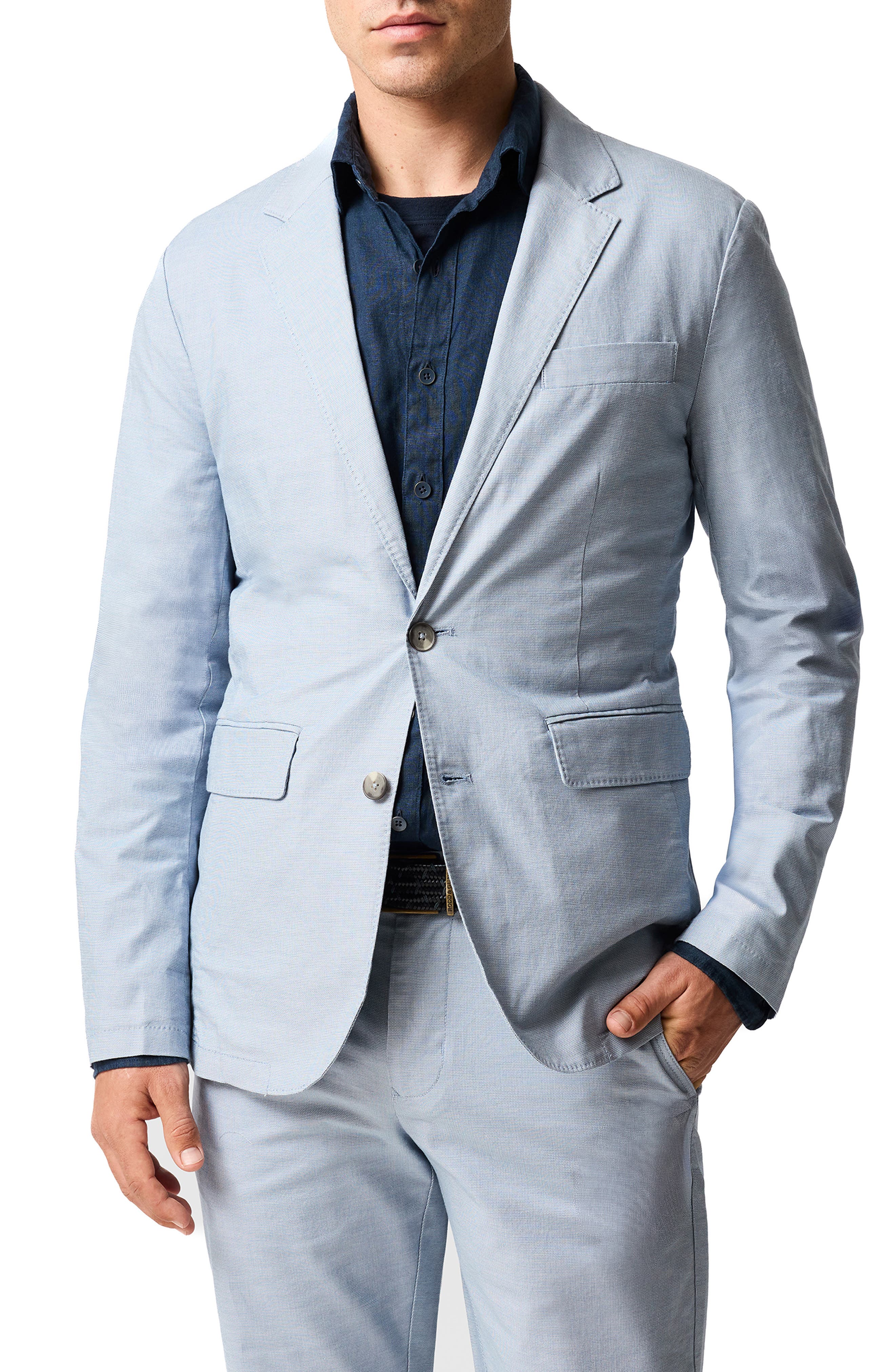 Gunn Stretch Cotton Suit Jacket - image 3