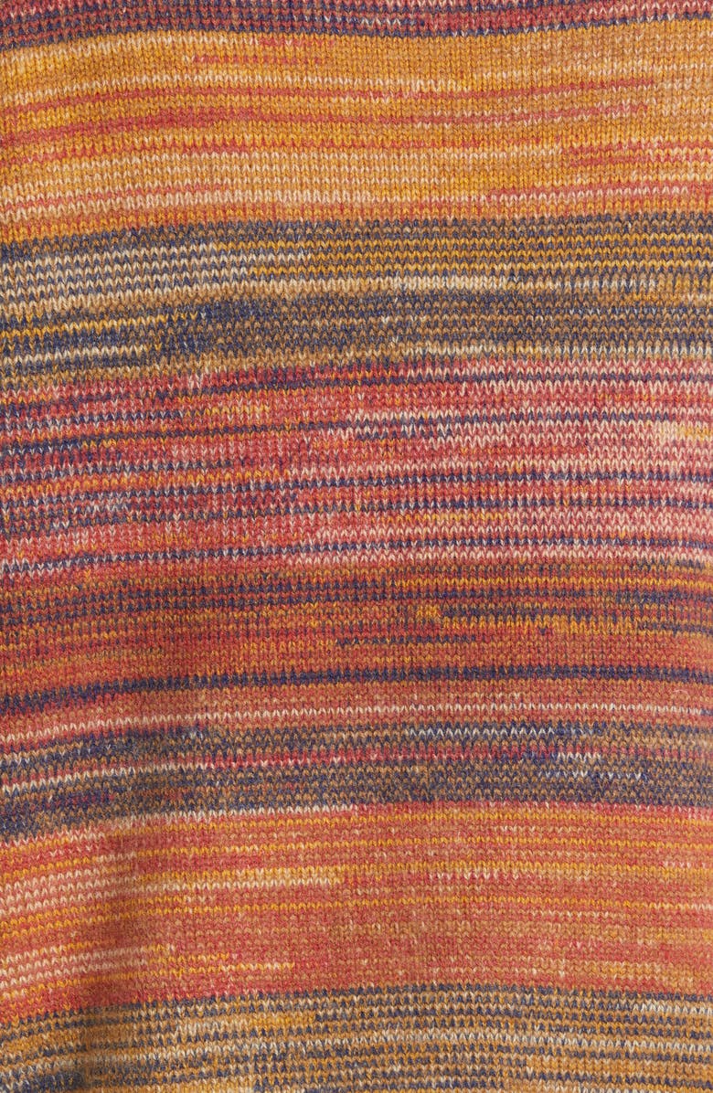 The Elder Statesman Cosmic Stripe Cashmere Sweater, Alternate, color, 