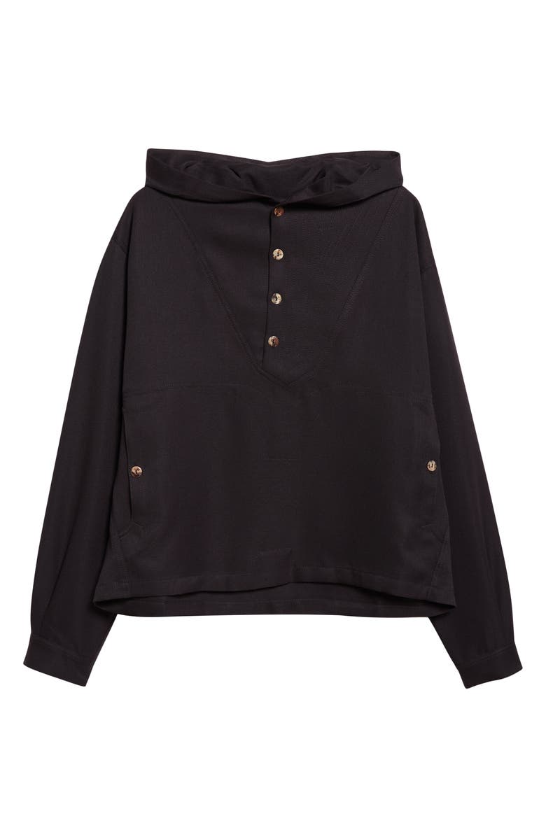 KIKO KOSTADINOV Slatina Henley Hoodie, Alternate, color, 