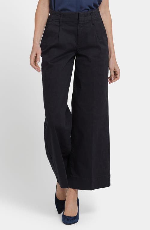 Nydj Mona Wide Leg Pants In Black