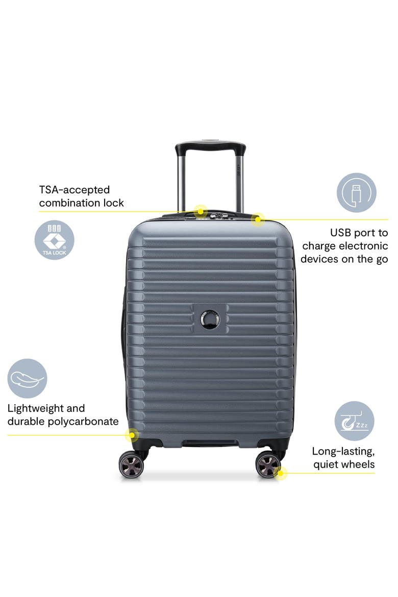 Cruise 3.0 Hardside Expandable 20" Carry On Spinner Luggage, Alternate, color, Deep Sea Navy